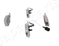 Japanparts PA-0053AF - Комплект спирачно феродо, дискови спирачки vvparts.bg