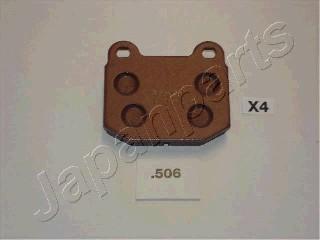 Japanparts PP-506AF - Комплект спирачно феродо, дискови спирачки vvparts.bg