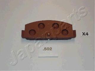 Japanparts PP-502AF - Комплект спирачно феродо, дискови спирачки vvparts.bg