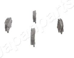 Japanparts PP-0007AF - Комплект спирачно феродо, дискови спирачки vvparts.bg