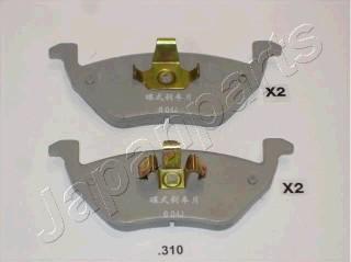 Japanparts PP-310AF - Комплект спирачно феродо, дискови спирачки vvparts.bg