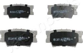 Japanparts PP-218AF - Комплект спирачно феродо, дискови спирачки vvparts.bg
