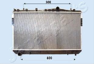 Japanparts RDA313022 - Радиатор, охлаждане на двигателя vvparts.bg