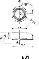 Japko 45601 - Ремъчен обтегач, ангренаж vvparts.bg