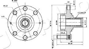 Japko 410018 - Главина на колелото vvparts.bg