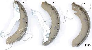Japko 55516 - Комплект спирачна челюст vvparts.bg
