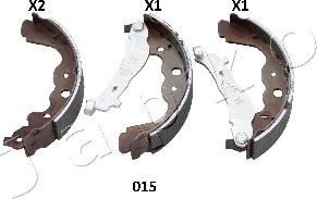 Japko 55015 - Комплект спирачна челюст vvparts.bg