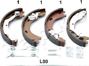 Japko 55L00 - Комплект спирачна челюст, ръчна спирачка vvparts.bg