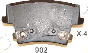 Japko 51902 - Комплект спирачно феродо, дискови спирачки vvparts.bg