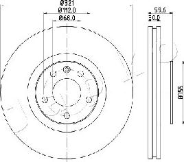 Japko 600926 - Спирачен диск vvparts.bg