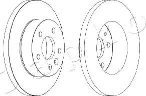 Japko 600565 - Спирачен диск vvparts.bg