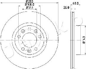 Japko 600634 - Спирачен диск vvparts.bg