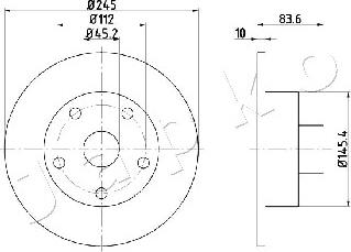 Japko 610906 - Спирачен диск vvparts.bg