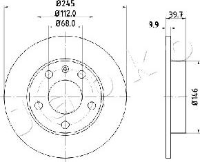 Japko 610929 - Спирачен диск vvparts.bg