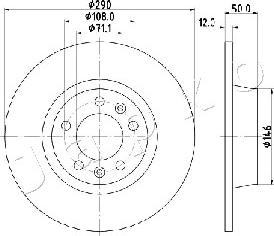 Japko 610617 - Спирачен диск vvparts.bg