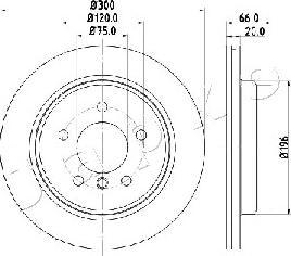 Japko 610114 - Спирачен диск vvparts.bg