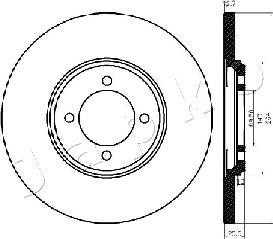 Japko 610318 - Спирачен диск vvparts.bg