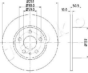 Japko 610202 - Спирачен диск vvparts.bg