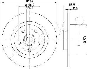 Japko 610704 - Спирачен диск vvparts.bg