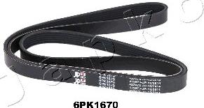 Japko 6PK1670 - Пистов ремък vvparts.bg