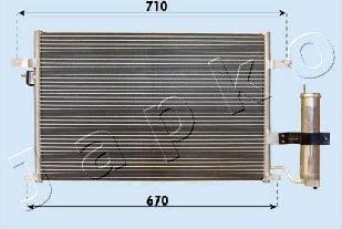 Japko CND313014 - Кондензатор, климатизация vvparts.bg