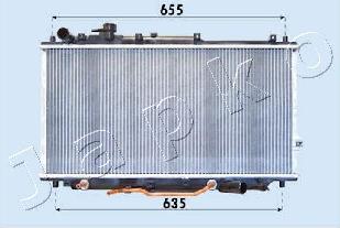 Japko RDA333007 - Радиатор, охлаждане на двигателя vvparts.bg