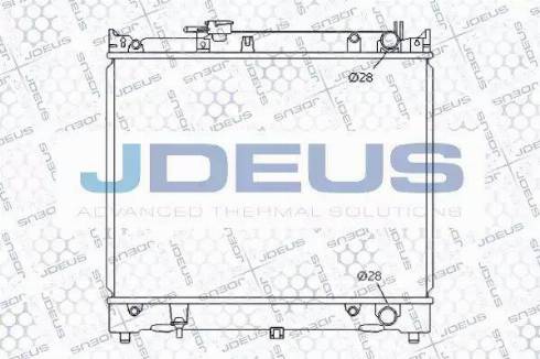 Jdeus 042E01 - Радиатор, охлаждане на двигателя vvparts.bg