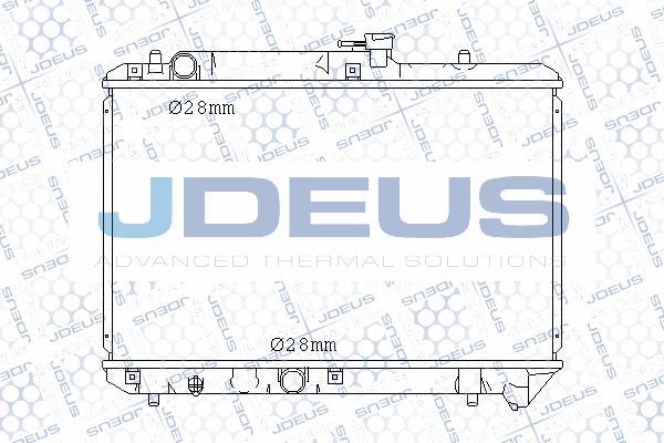 Jdeus 042M04 - Радиатор, охлаждане на двигателя vvparts.bg