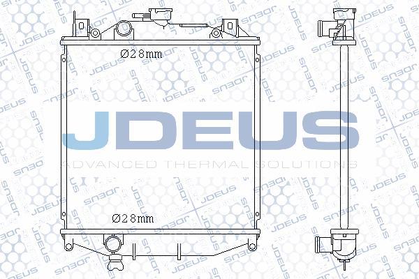 Jdeus 042M05 - Радиатор, охлаждане на двигателя vvparts.bg