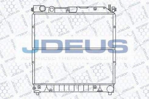 Jdeus 042M13 - Радиатор, охлаждане на двигателя vvparts.bg