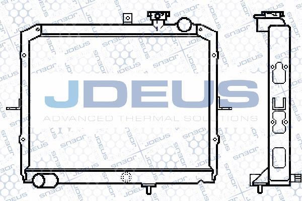 Jdeus 065M04 - Радиатор, охлаждане на двигателя vvparts.bg