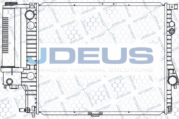 Jdeus 005M58 - Радиатор, охлаждане на двигателя vvparts.bg