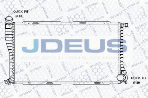 Jdeus 005M19 - Радиатор, охлаждане на двигателя vvparts.bg