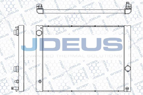 Jdeus 005M28 - Радиатор, охлаждане на двигателя vvparts.bg