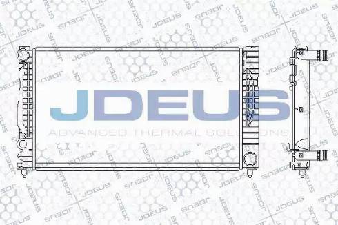Jdeus 001M06 - Радиатор, охлаждане на двигателя vvparts.bg
