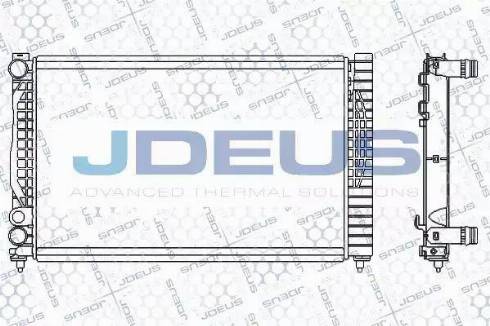 Jdeus 001M07 - Радиатор, охлаждане на двигателя vvparts.bg