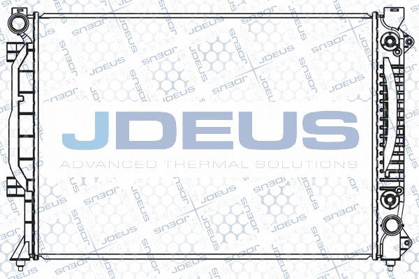Jdeus 001M17 - Радиатор, охлаждане на двигателя vvparts.bg