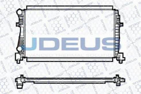 Jdeus 001M26 - Радиатор, охлаждане на двигателя vvparts.bg