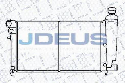 Jdeus 007E32 - Радиатор, охлаждане на двигателя vvparts.bg