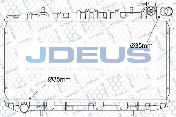 Jdeus 019M47 - Радиатор, охлаждане на двигателя vvparts.bg