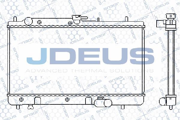 Jdeus 016N14 - Радиатор, охлаждане на двигателя vvparts.bg