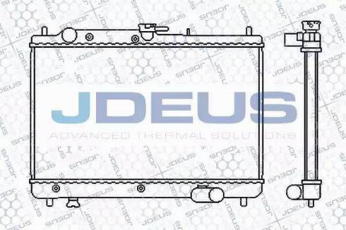 Jdeus 016N11 - Радиатор, охлаждане на двигателя vvparts.bg