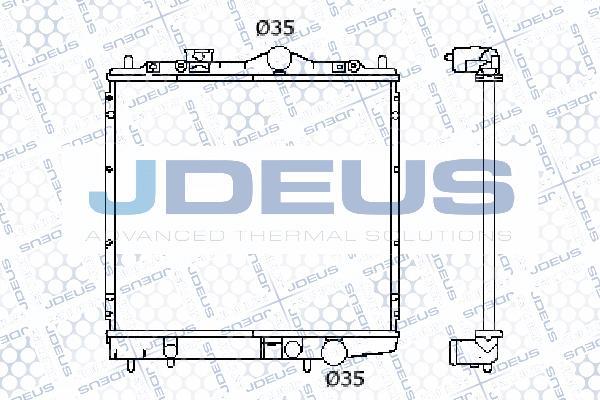 Jdeus 018M07 - Радиатор, охлаждане на двигателя vvparts.bg