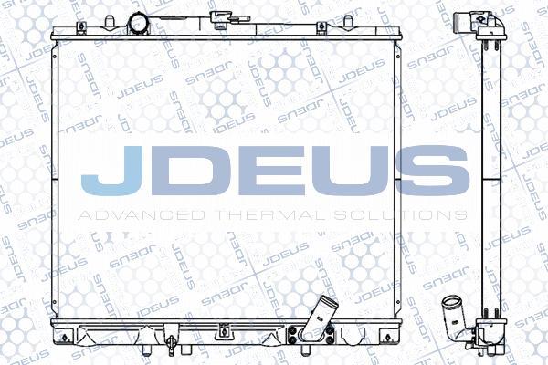 Jdeus 018M36 - Радиатор, охлаждане на двигателя vvparts.bg