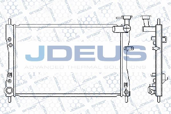 Jdeus 018M38 - Радиатор, охлаждане на двигателя vvparts.bg