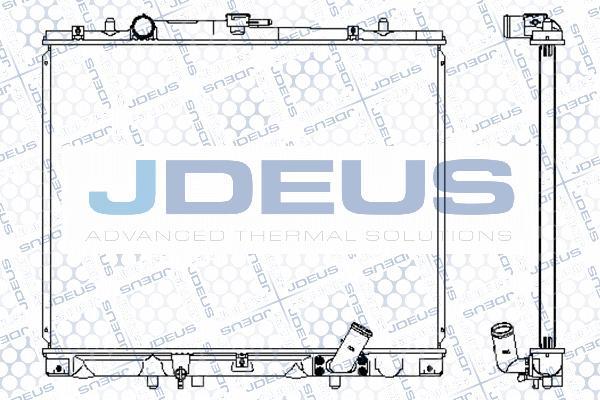 Jdeus 018M20 - Радиатор, охлаждане на двигателя vvparts.bg