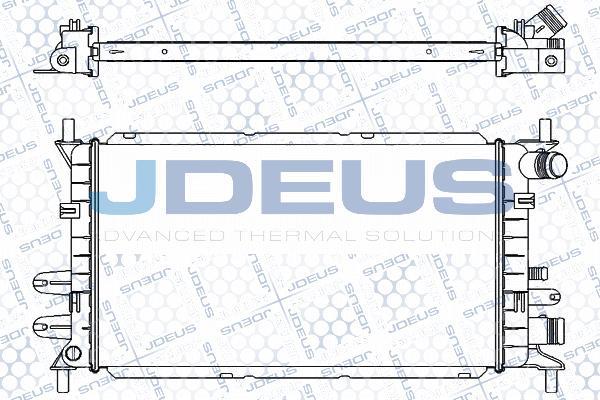 Jdeus 012M61 - Радиатор, охлаждане на двигателя vvparts.bg