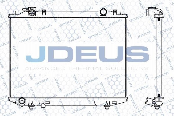 Jdeus 012M19 - Радиатор, охлаждане на двигателя vvparts.bg