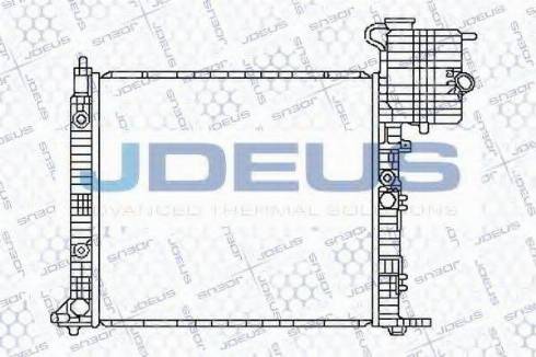 Jdeus 017B15 - Радиатор, охлаждане на двигателя vvparts.bg