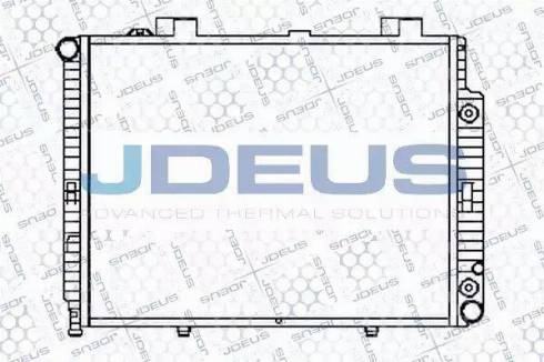 Jdeus 017M34 - Радиатор, охлаждане на двигателя vvparts.bg